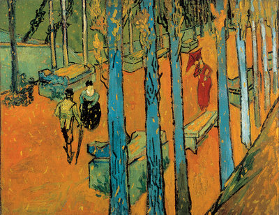 Vincent van Gogh, Falling Leaves (Les Alyscamps), 1888. Kröller-Müller Museum, Otterlo