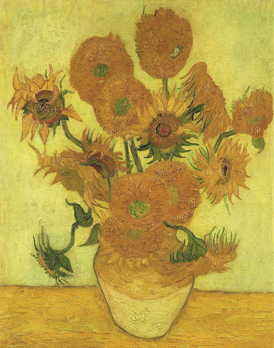 Vincent van Gogh's Sunflowers, 1889. Seiji Togo Memoral Sompo Japan Nipponkoa Museum of Art, Tokyo.