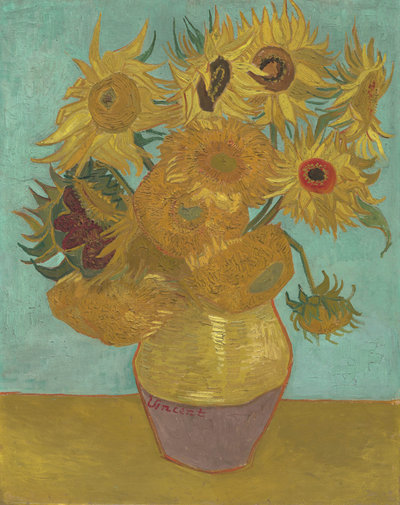 Vincent van Gogh, Sunflowers, 1889. Philadelphia Museum of Art, The Mr. and Mrs. Carroll S. Tyson, Jr., Collection, 1963