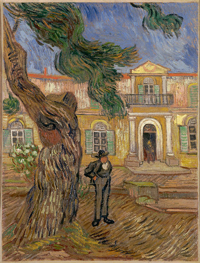 Vincent van Gogh, Saint-Paul Asylum in Saint-Rémy-de-Provence, 1889, Musée d’Orsay, Paris