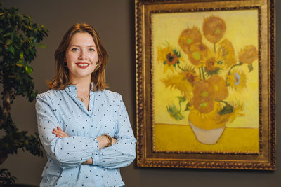 Rosemarijn Voorhuis, Relationship Manager Sunflower & Theo van Gogh Circle (photo: Jelle Draper)